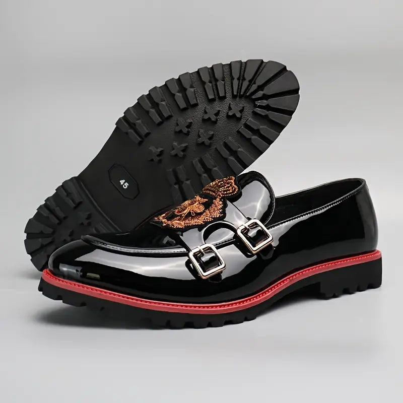 Royal Crest Patent Loafers