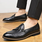 Oxford Leather Bit Loafers
