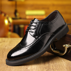 Bristol Brogue Leather Dress Shoes