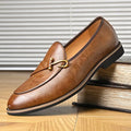 Oxford Leather Bit Loafers